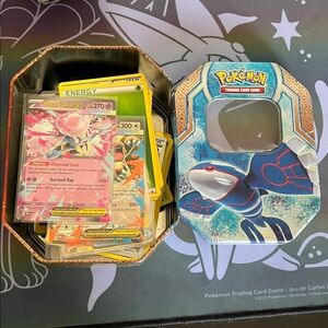 Pokémon Trading Card Tin with Cards